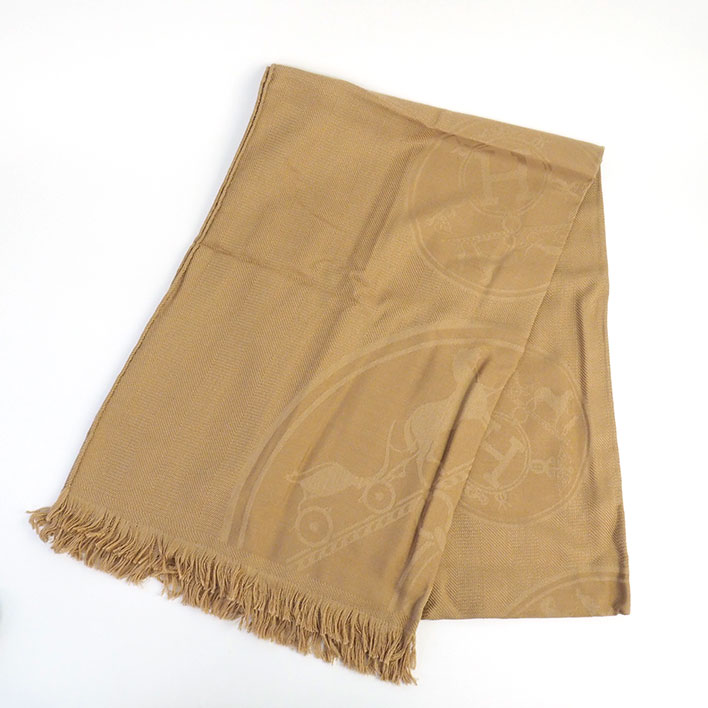 【美品】エルメス エクスリブリス ニュー・リブリス 【レディースストール】