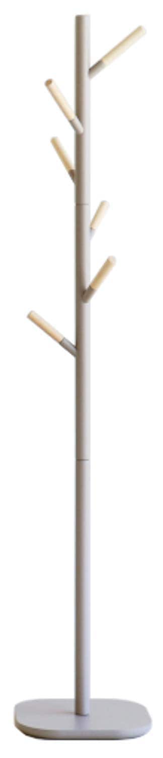 即日発送 市場 ポールハンガー 簡単組み立て cime 幅32x奥行32.x高さ169.5cm グレージュ 天然木使用 H-3395GRJ