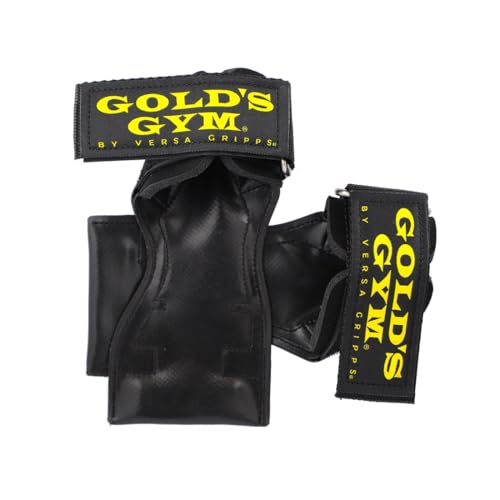 ゴールドジム(GOLDS GYM) パワーグリップ プロ 3710 S(手首の太さ約16cm) 【初心者~プロ対応】 握力の補助 鍛えたい部位の集中トレーニング 懸垂 ラットプルダウン デッドリフト