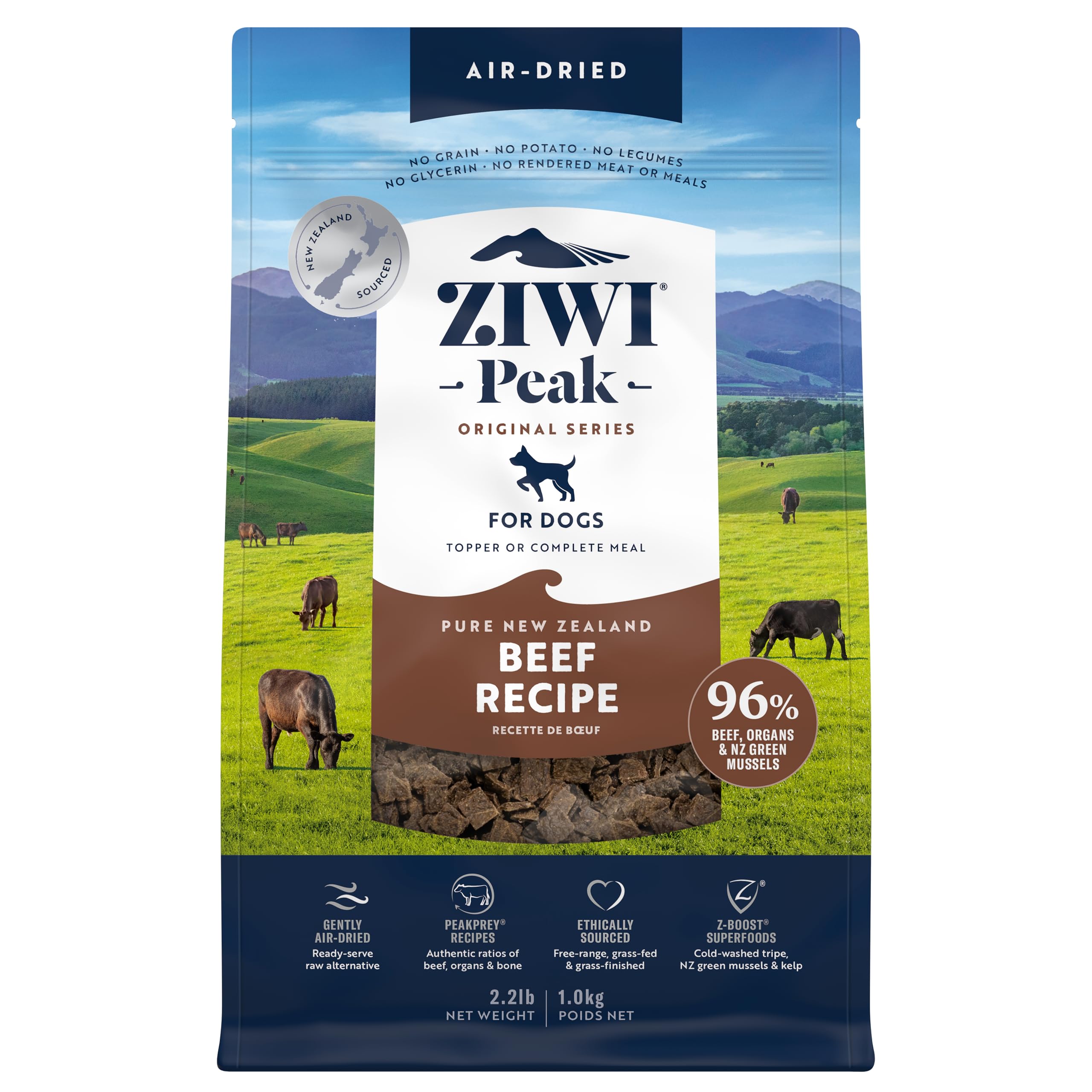 ZIWI エアドライドッグフード グラスフェッドビーフ 1kg 自然食 14,342円