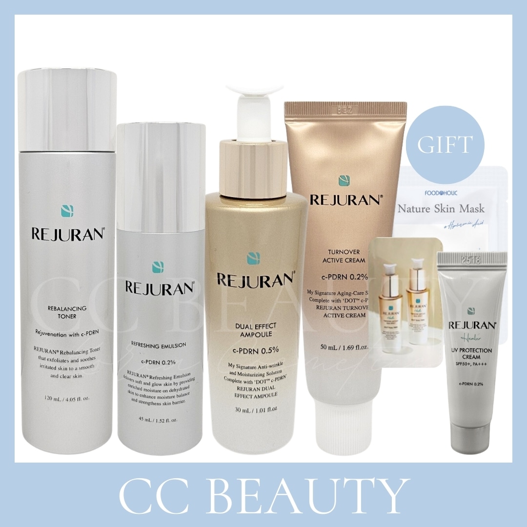 正規品】【ゴールド4種セット】トナー120ml+エマルジョン 45ml+アンプルデュアルエフェクト30ml+アクティブクリーム50ml/福袋