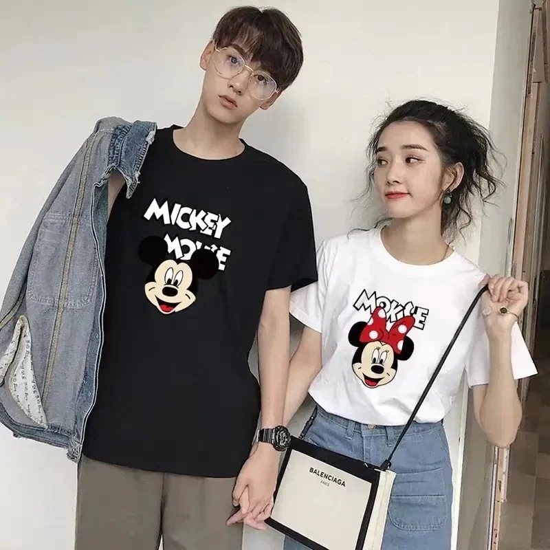 【2個買うと1個無料】ミニー ミッキー23レディースファッション ディズニー半袖 ミッキー Tシャツ レディース Tシャツ 半袖 トレーナー タンクトップ ペアルック 大きいサイズ2gh28mi180