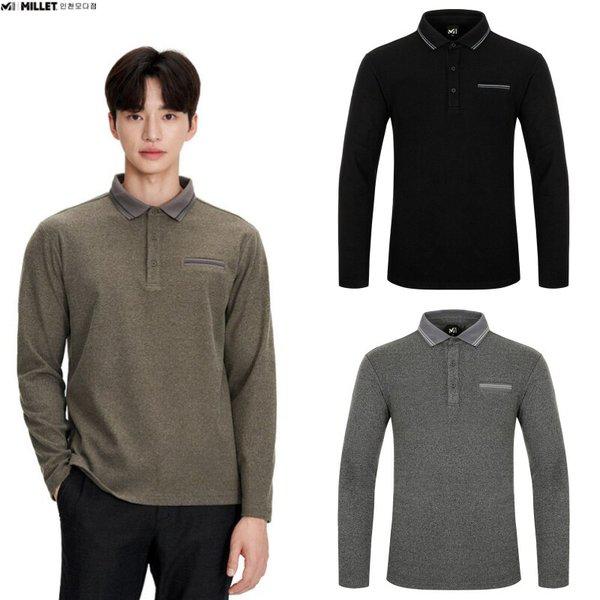 アウトドア男性秋カラージョイント長袖TシャツMLTFT221_IC