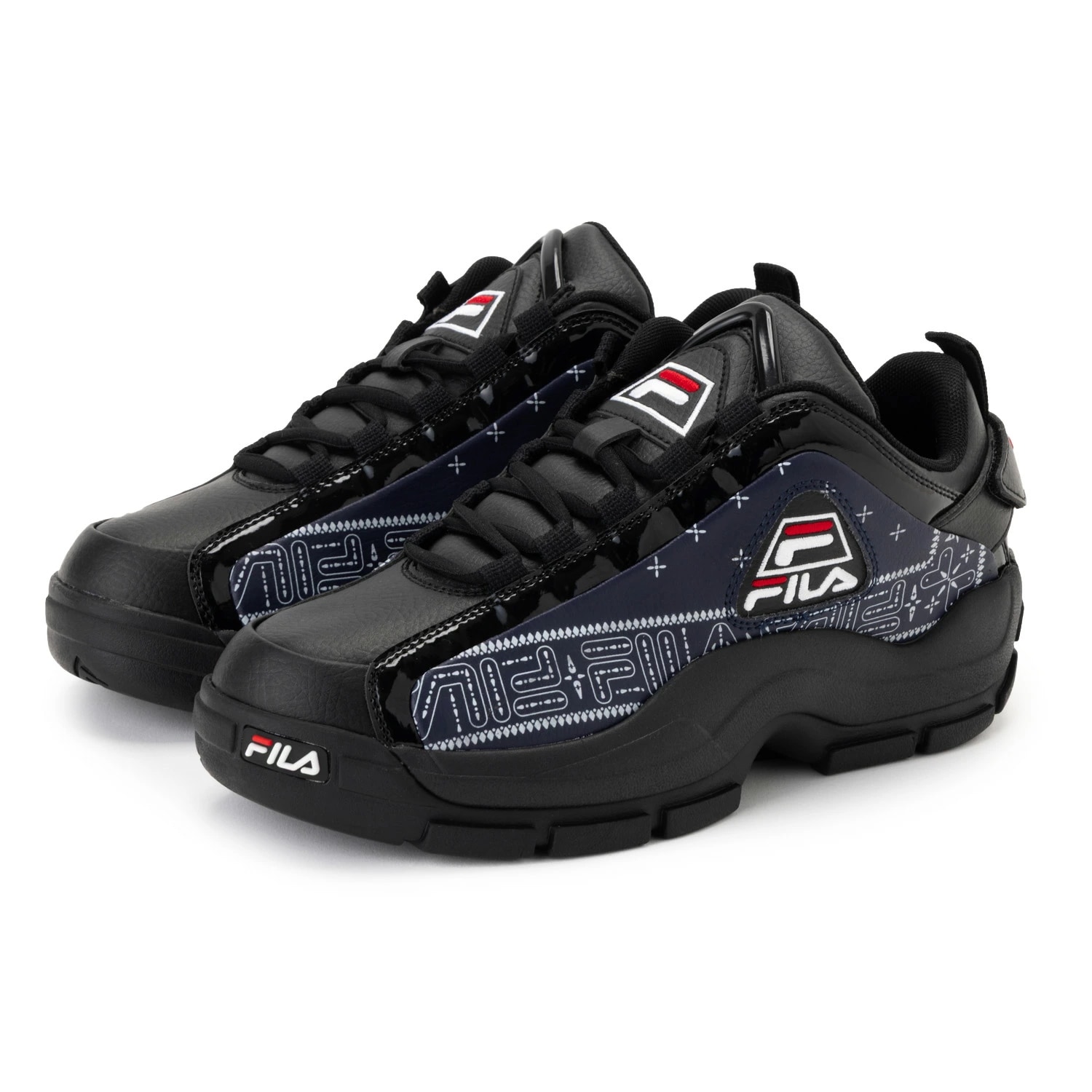 FM0101020001 GRANT HILL 2 LOW BLACK/NAVY/PURE WHITE
