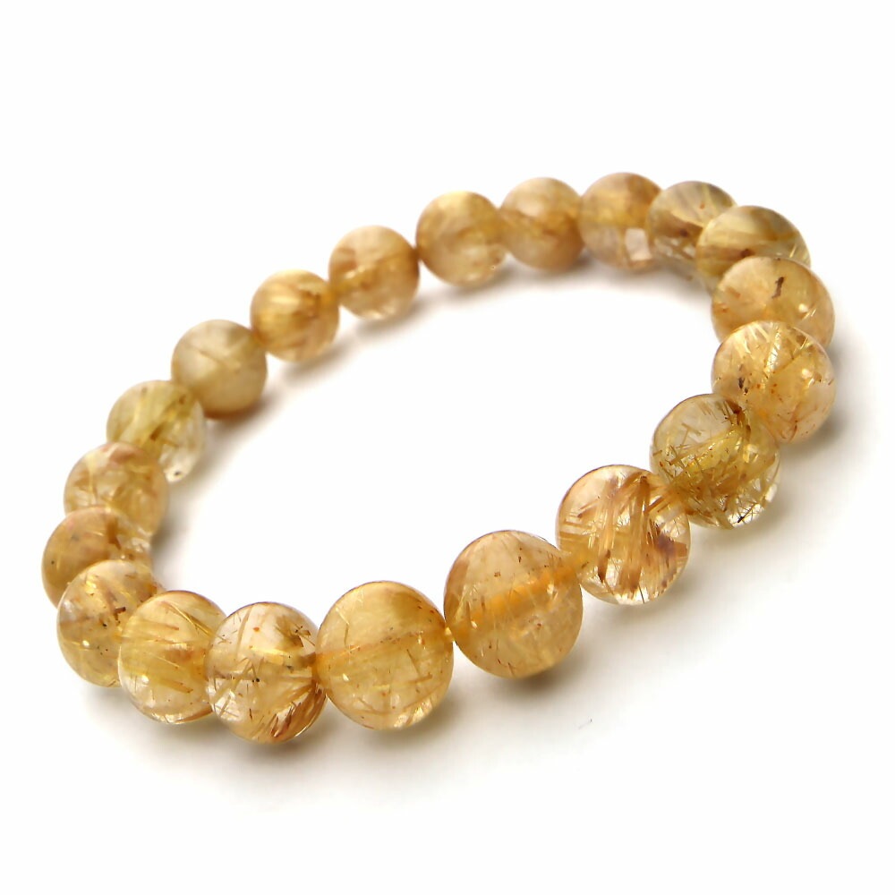 ゴールドルチルクォーツ ルチルクォーツ ブレスレット 8mm パワーストーン ブレスレット メンズ レディース 天然石 数珠 ルチル ゴールドルチル 金運 アクセサリー メンズブレ h993