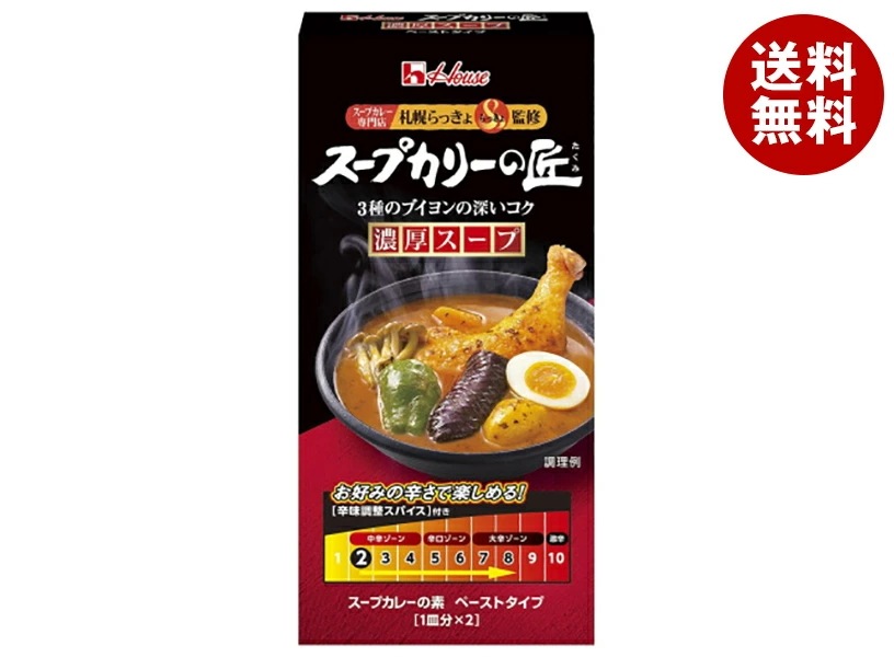 ハウス食品 スープカリーの匠 ペーストタイプ 濃厚スープ 119g×10個入×(2ケース)