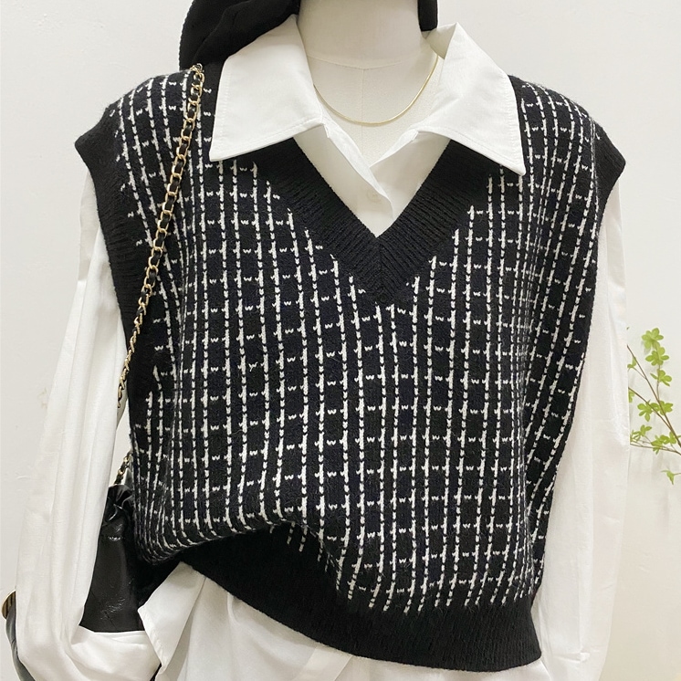 長袖シャツ ベスト トップス シャツ ブラウス ベスト 袖あり 長袖 襟付き 前開き 2点セット ツーピース かわいい 大人可愛い きれいめ シンプル カジュアル 大人 上品 おしゃれ お洒落