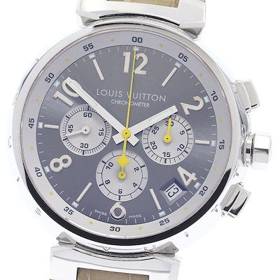ルイ・ヴィトン LOUIS VUITTON Q1140 タンブール 277本限定 クロノグラフ 自動巻き メンズ 良品 _943688【中古】