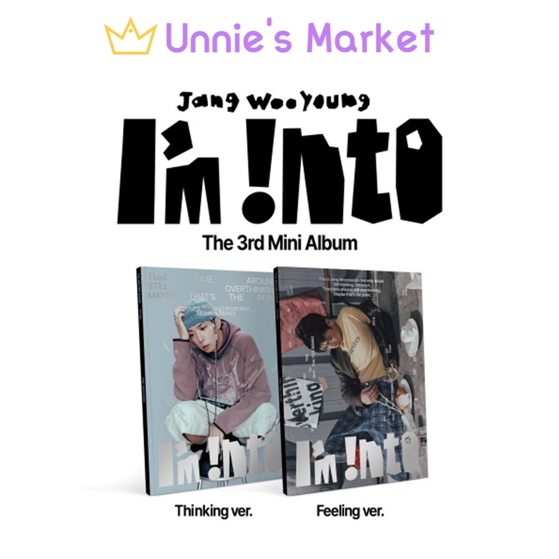 [SET] Jang Woo Young (2PM) Im Into The 3rd Mini Album (Thinking ver. / Feeling ver.)