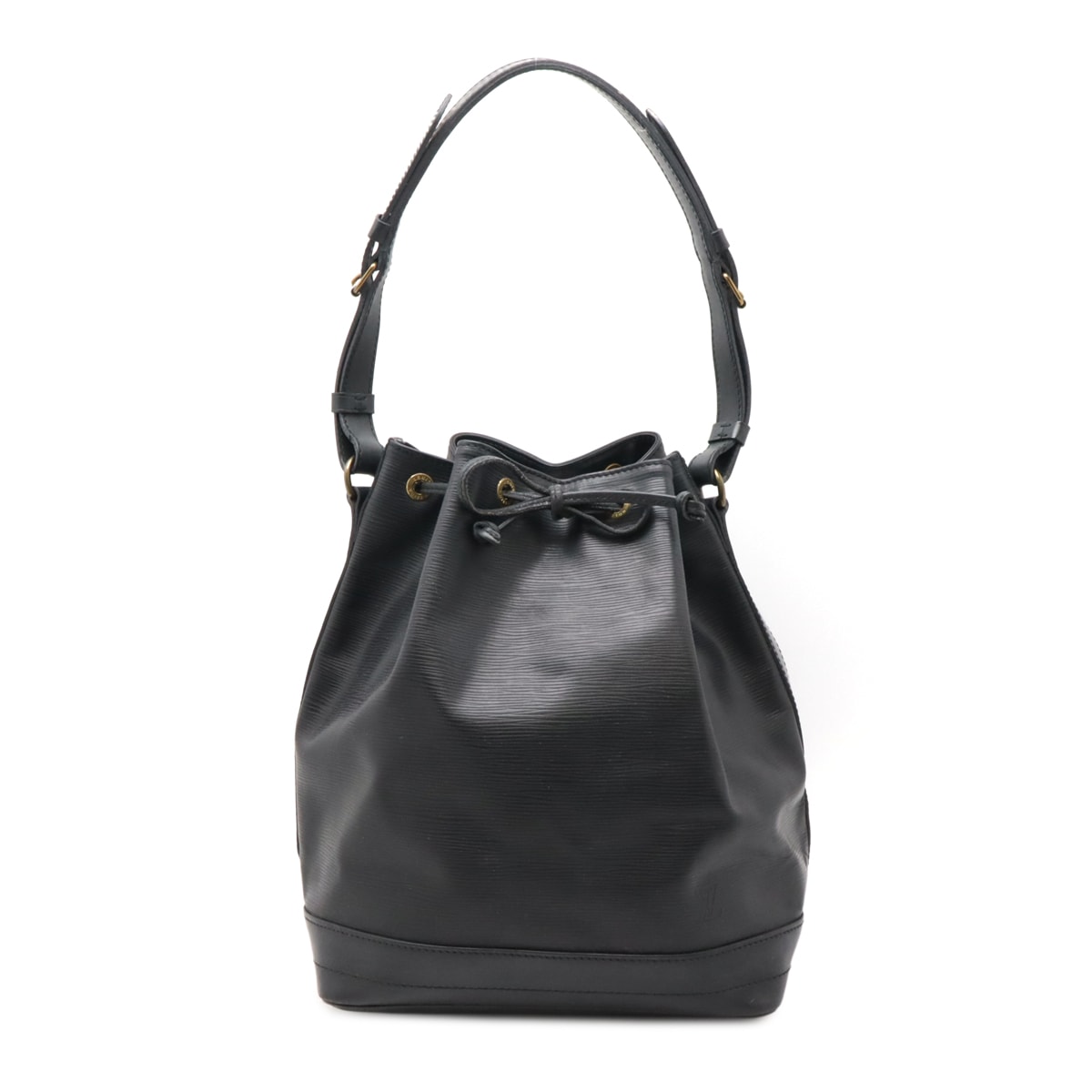 エピ ノエ ショルダーバッグ ワンショルダー セミショルダー 巾着 ノワール 黒 ブラック ゴールド金具 M5900