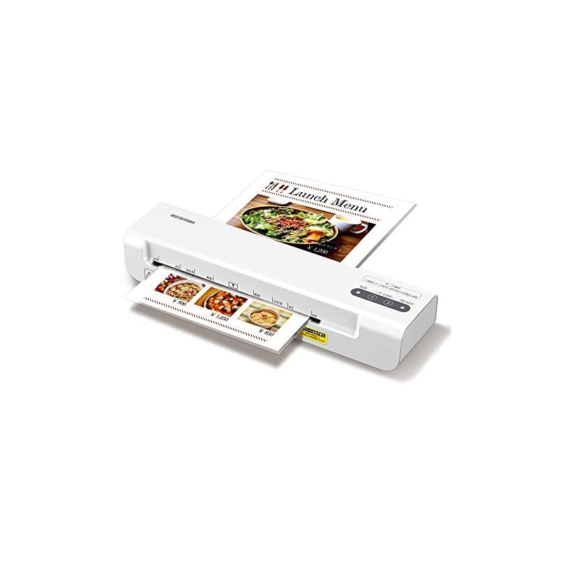 【即納】アイリスオーヤマ ラミネーター A4対応 100μm対応 簡単操作 コンパクト ウォームアップ時間90秒 高速起動 ヒーターオートオフ機能 詰まり防止レバー搭載 KLM42X