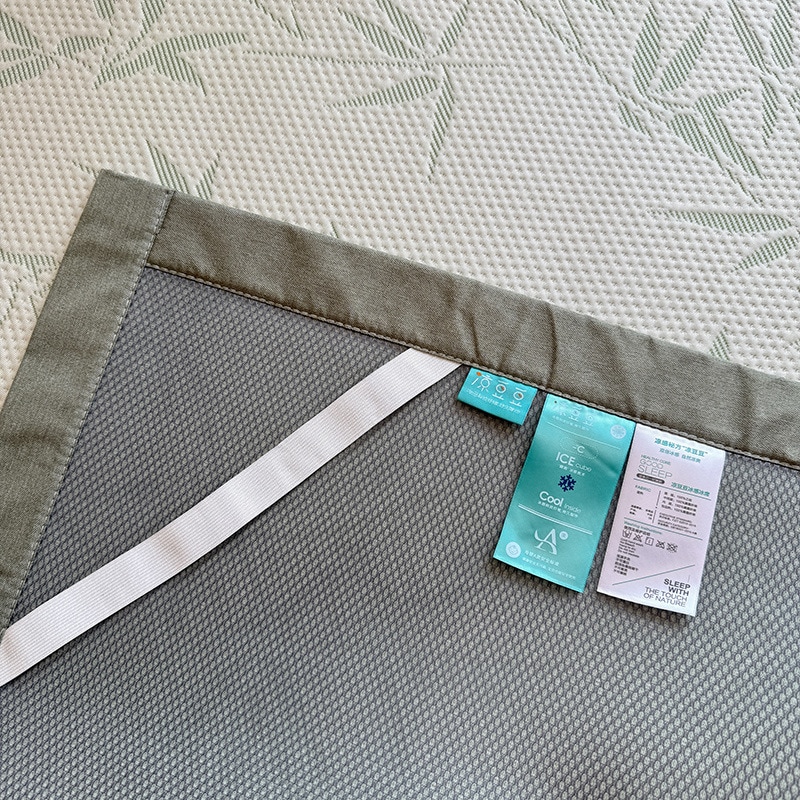 【急速出荷】A類母子級アイスシルクシート2025アイス豆豆の涼席セット1人用エアコンのソフトシートを洗濯することができる