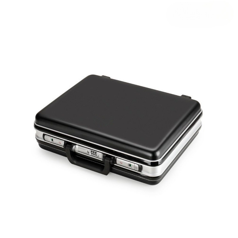 パスワードボックスビジネススーツケース小型コンピュータ収納ボックス盗難防止18インチアルミ合金金庫2025新しい男性