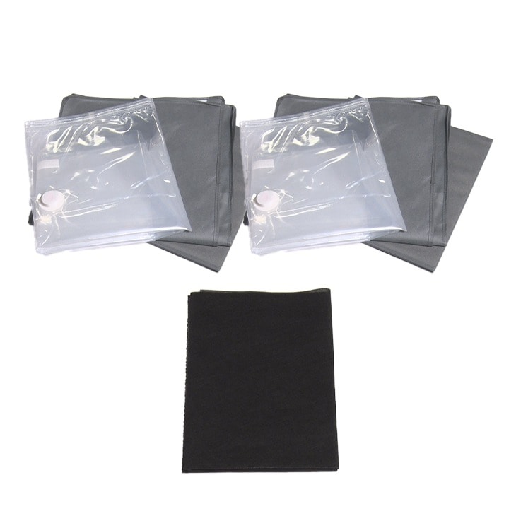 ファミラ 圧縮収納ボックス4個＋竹炭シートセット