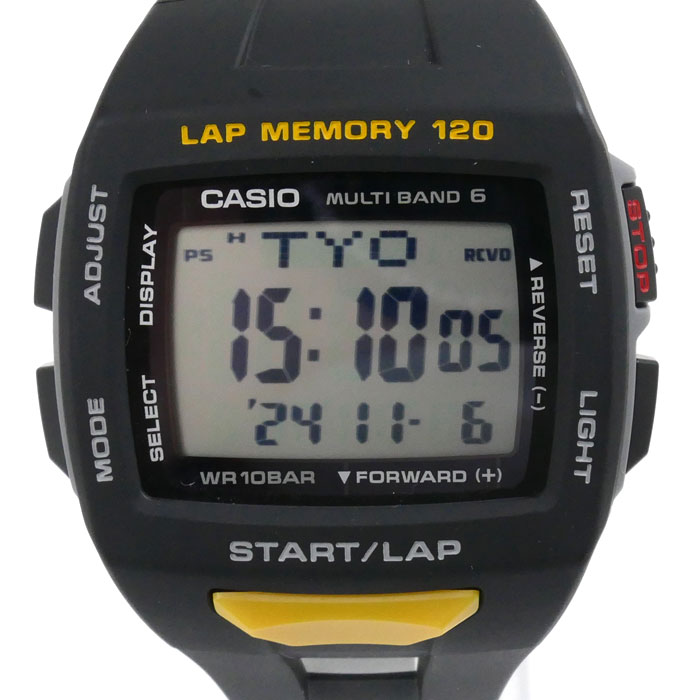 CASIO カシオ Collection SPORTS 腕時計 ソーラー STW-1000-1JH 電波 メンズ 中古