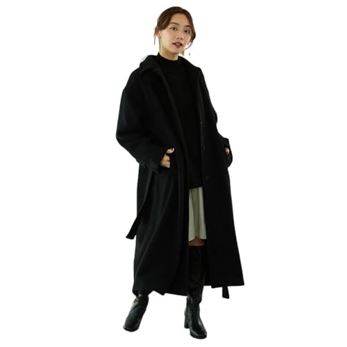 [ミッシュマッシュ] ステンカラーコート レディース アウター MO33C02 MO33C02-1 BLACK