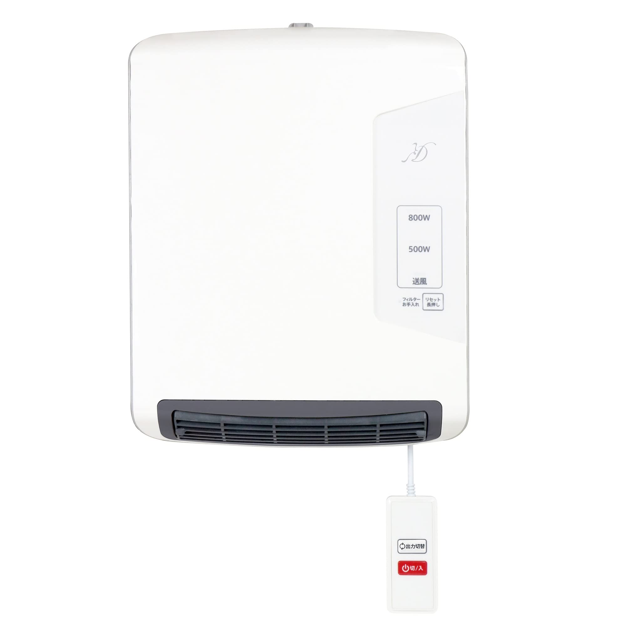 ゼピール 脱衣所ヒーターDWC-A822-WH ホワイト 97553