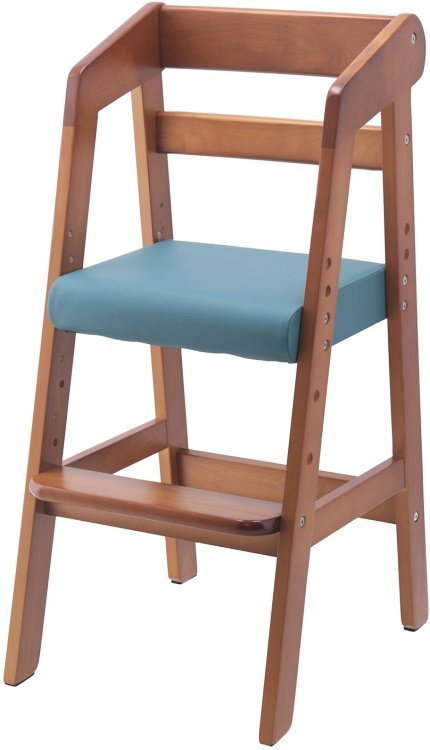 ベビーチェア おしゃれ 木製 グローアップチェア ミディアムブラウンベビーチェア