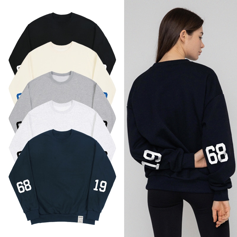 [ODNR-UNISEX]ELBOW 1968 Logo Sweatshirt_5color