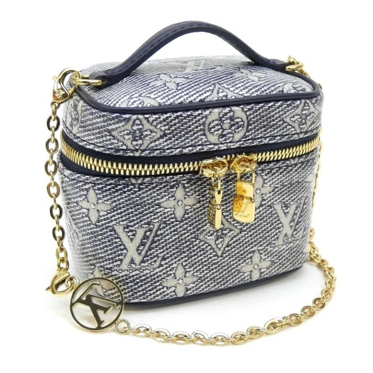 ルイ・ヴィトン LOUISVUITTON ミクロ・ヴァニティ M82467 モノグラム・ラミネーテッド ジャガード 【中古】(68431)