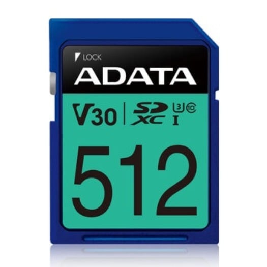 【倉庫直送】　ADATA SD 512GB UHS-I U3 V30S ASDX512GUI3V30S-R