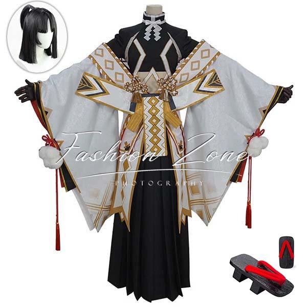 陰陽師 コスプレ天剣靭心鬼切 衣装 ウィッグ 靴 ハロウィン 変装 仮装 コスチューム cosplay