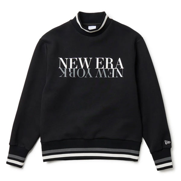 NEW ERA ニューエラ Womens テックスウェット モックネック クルーネック ブラック ゴルフ レディース 14669787