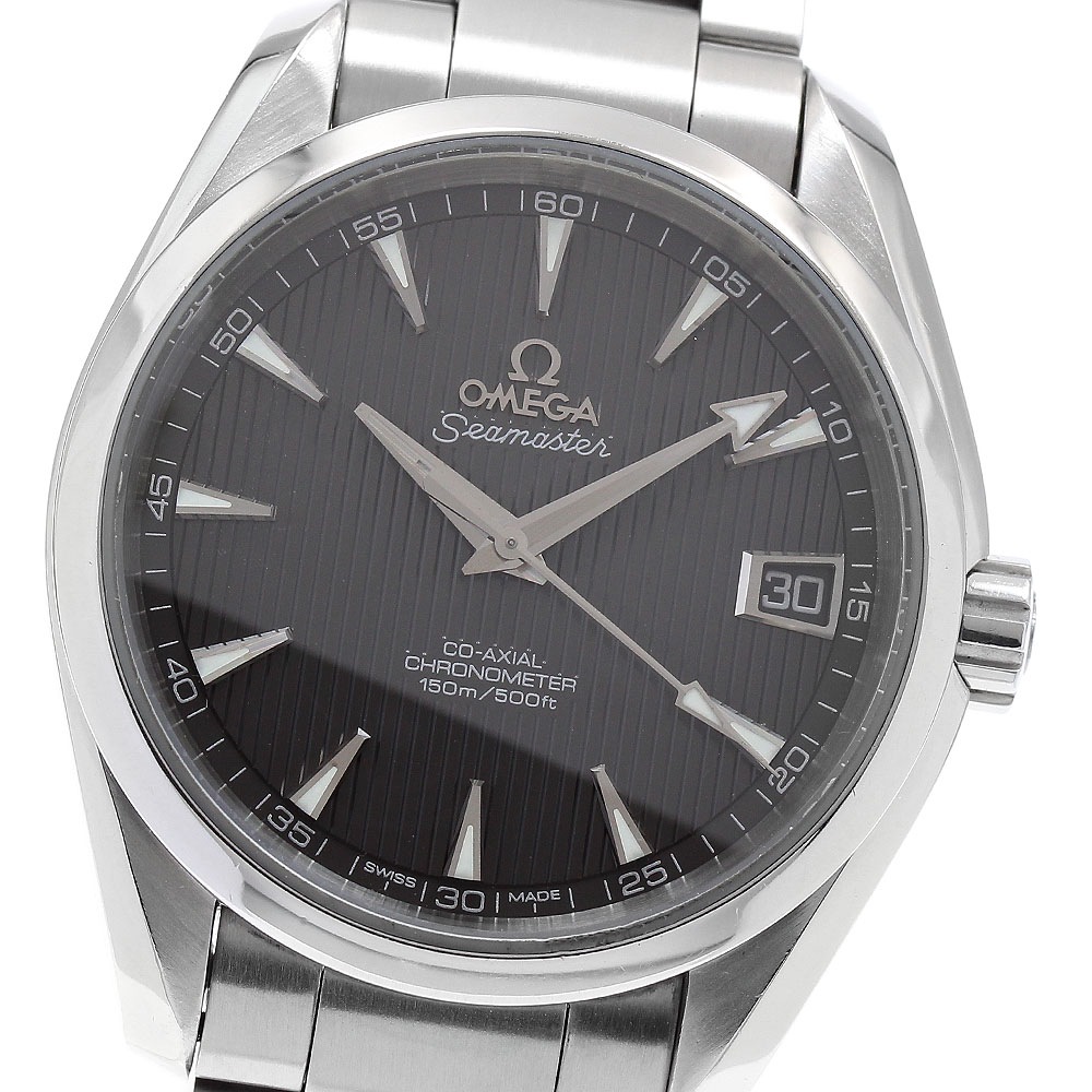 オメガ OMEGA 231.10.39.21.06.001 シーマスター アクアテラ デイト コーアクシャル 自動巻き メンズ _888216【中古】