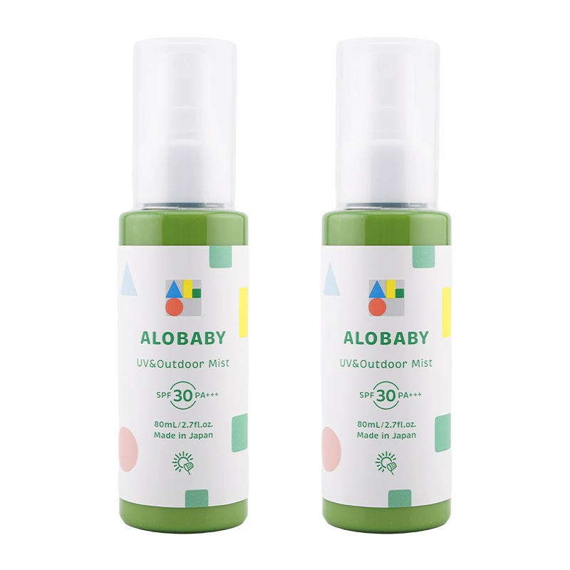 [2個セット]UV＆アウトドアミスト SPF30 PA+++ 80mL 日焼け止めミスト 虫よけ UV対策 オーガニック 無添加 お湯でオフ[ギフトラッピング対応]