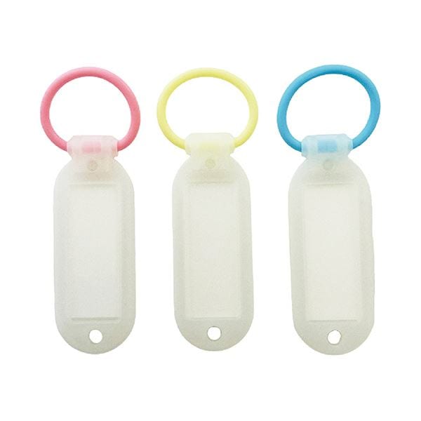 （まとめ） サンケーキコムふんわリング ネームホルダー ホワイト SINM-1W-3 1セット（15個：3個x5パック） [x3セット] 7,154円