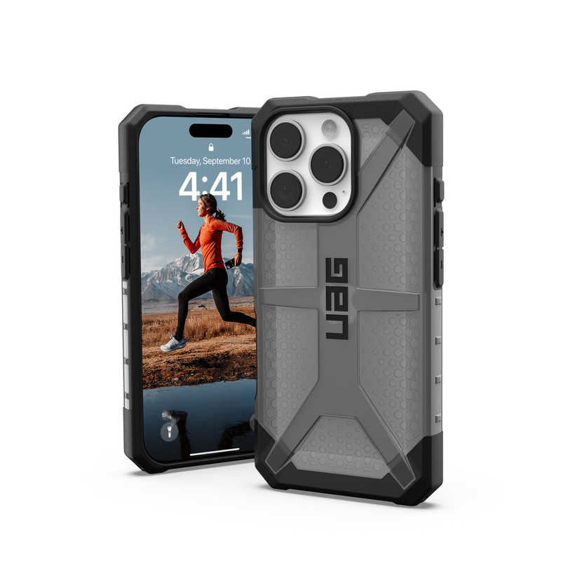 UAG iPhone 16 Pro 耐衝撃ケース PLASMA アッシュ UAG-IPH24MA-T-AS