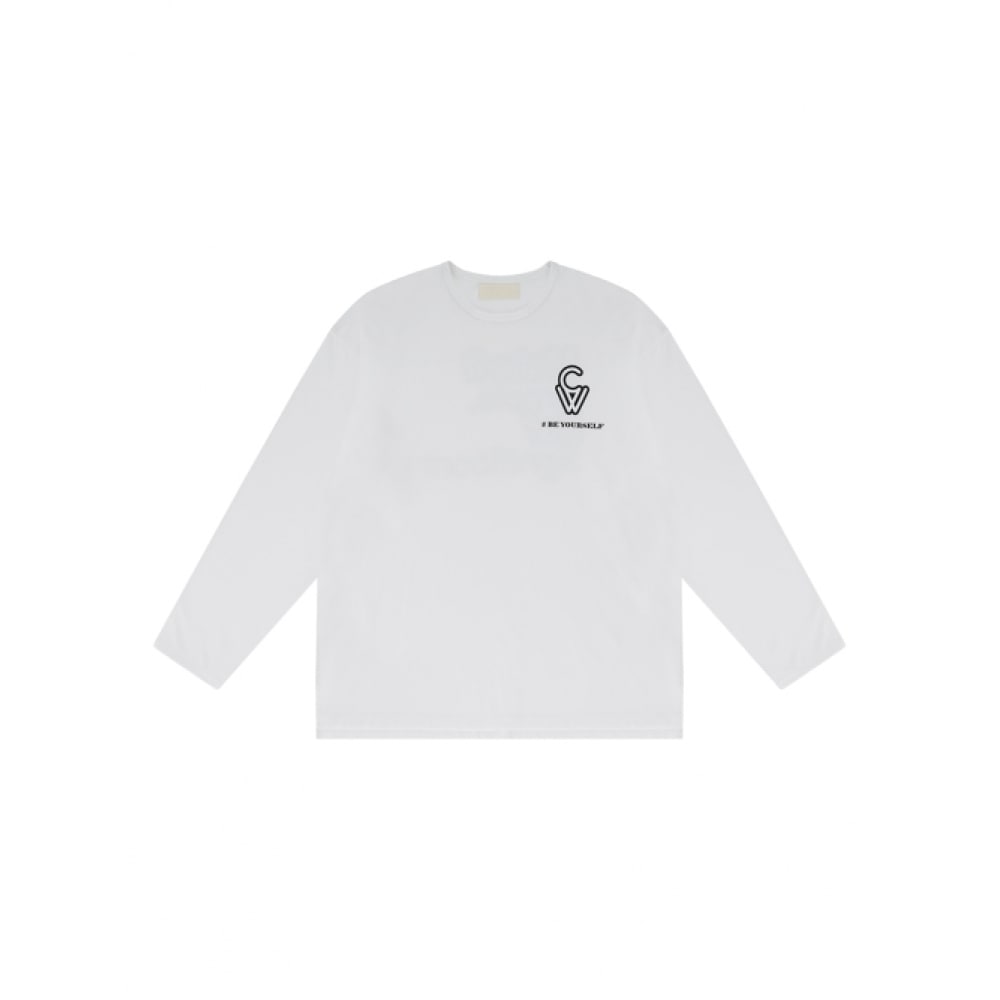 CHOWOO シグネチャーホワイトロングスリーブ