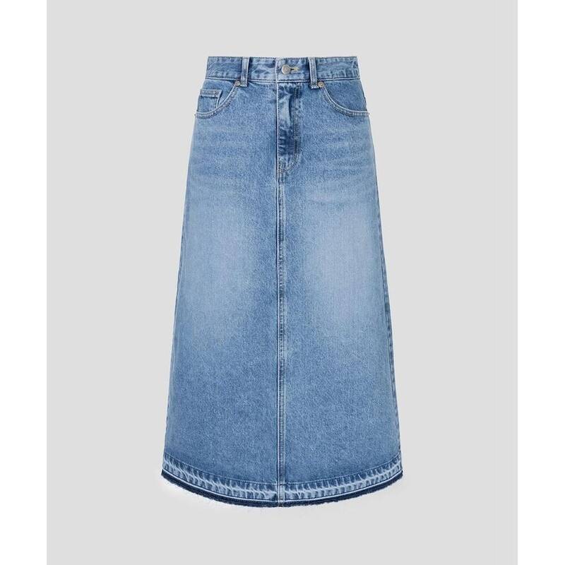 BEANPOLE LADIES サマーデニムスカート スカイブルー (BF6427C74Q) BF6427C74Q 422987