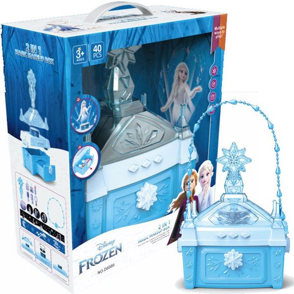22 ディコランド アナと雪の女王2 2in1 マジック メイクアップバッグ 化粧バッグ