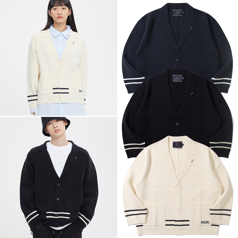 RMTC NOTCHED LAPEL KNIT BLAZER 3色 人気商品 正規品 男女兼用