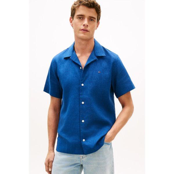 [男性] [Regula fit] ソロナリネンキャンプカラーシャツ T12G3WSH175MT1C3I