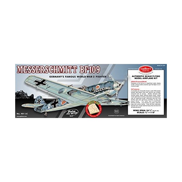 Guillows Wooden Scale Model - Messerschmitt BF-109 並行輸入品