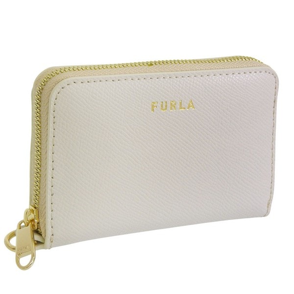 フルラ カードケース コインケース 小銭入れ レディース アウトレット レザー アイボリー GARDENIA S ZIP AROUND VITELLO ANDROMEDA WP00508BX03061
