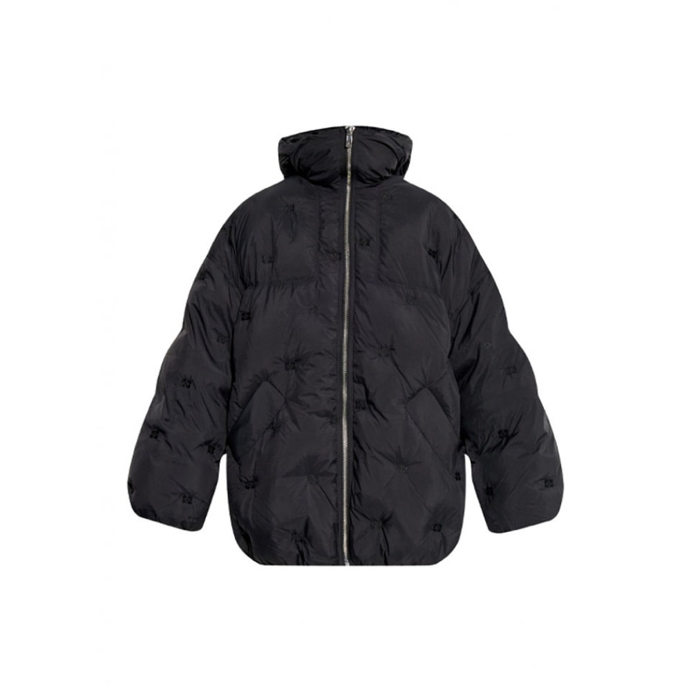 ガニナイロンテックパファーミディジャケット F9545 099