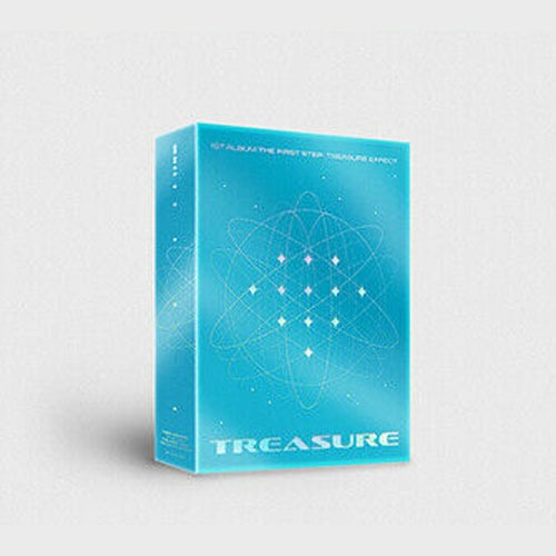 【未開封新品] TREASURE トレジャージャン 1ST ALBUM THE FIRST STEP : TREASURE EFFECT BLUE ver._ポスター贈呈終了