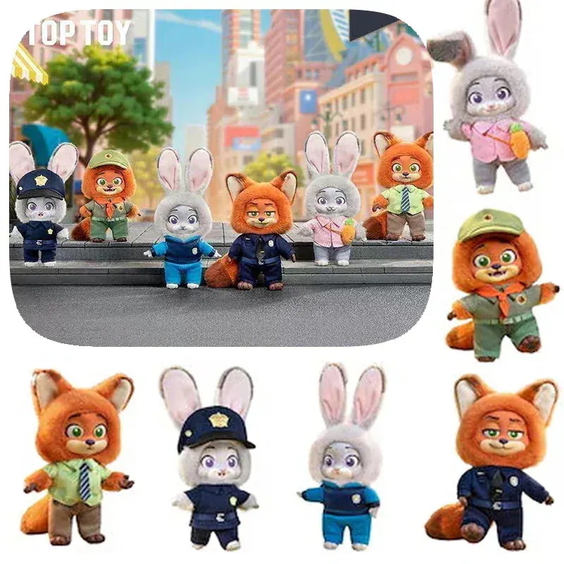 【公式正規品】1箱全部買うTOP TOYニックとジュディの成長の旅物語シリーズ Zootopia judy nick ブラインドボックス確認品ディズニー ズートピアシリーズ ビニールぬいぐるみ 福袋