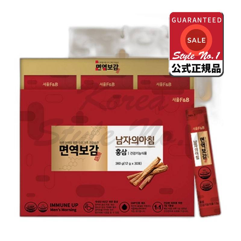 ソウルエフエンビー免疫保険男性の朝紅参30p +ショッピングバッグ360g 8,103円