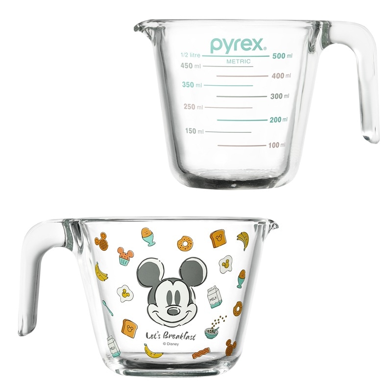 パイレックスディズニー計量カップ250ml+500ml
