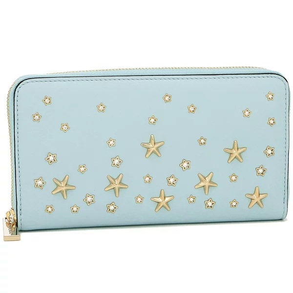 長財布 ピッパ ブルー レディース JIMMY CHOO PIPPA CZN