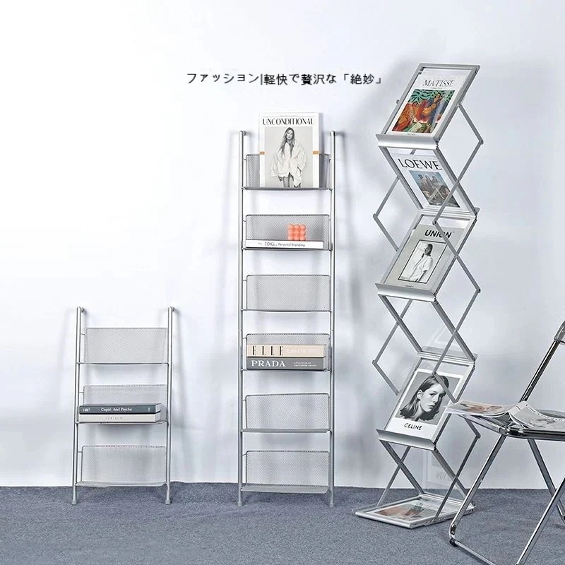 2022年韓国ファッションイン新聞ラックスタジオ撮影ディスプレイディスプレイマガジン収納フロア本棚 24,311円