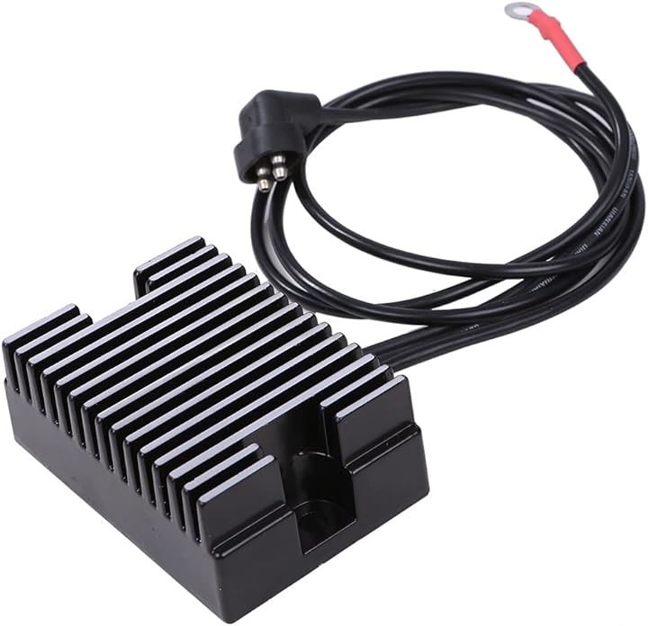 ハーレー レギュレーター レギュレター ブラック 黒 89～99年 EVO ビッグツイン 汎用 社外品