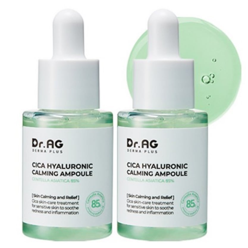 シカ ヒアルロニック カーミング アンプル, 35ml*2ea (CICA/ツボクサの葉数85%/低刺激鎮静アンプル/鎮静ケア/水分ケア/水分鎮静)