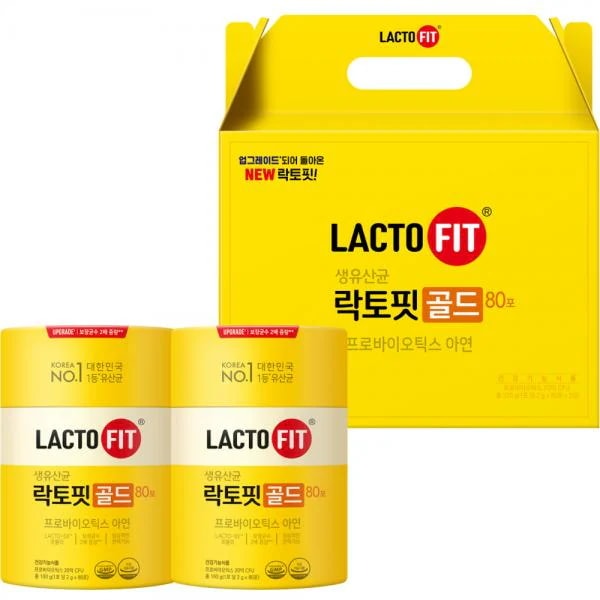 ラクトフィット ゴールド 乳酸菌 80p ダブル ギフトセット 락토핏 골드 유산균 80p 더블 선물세트