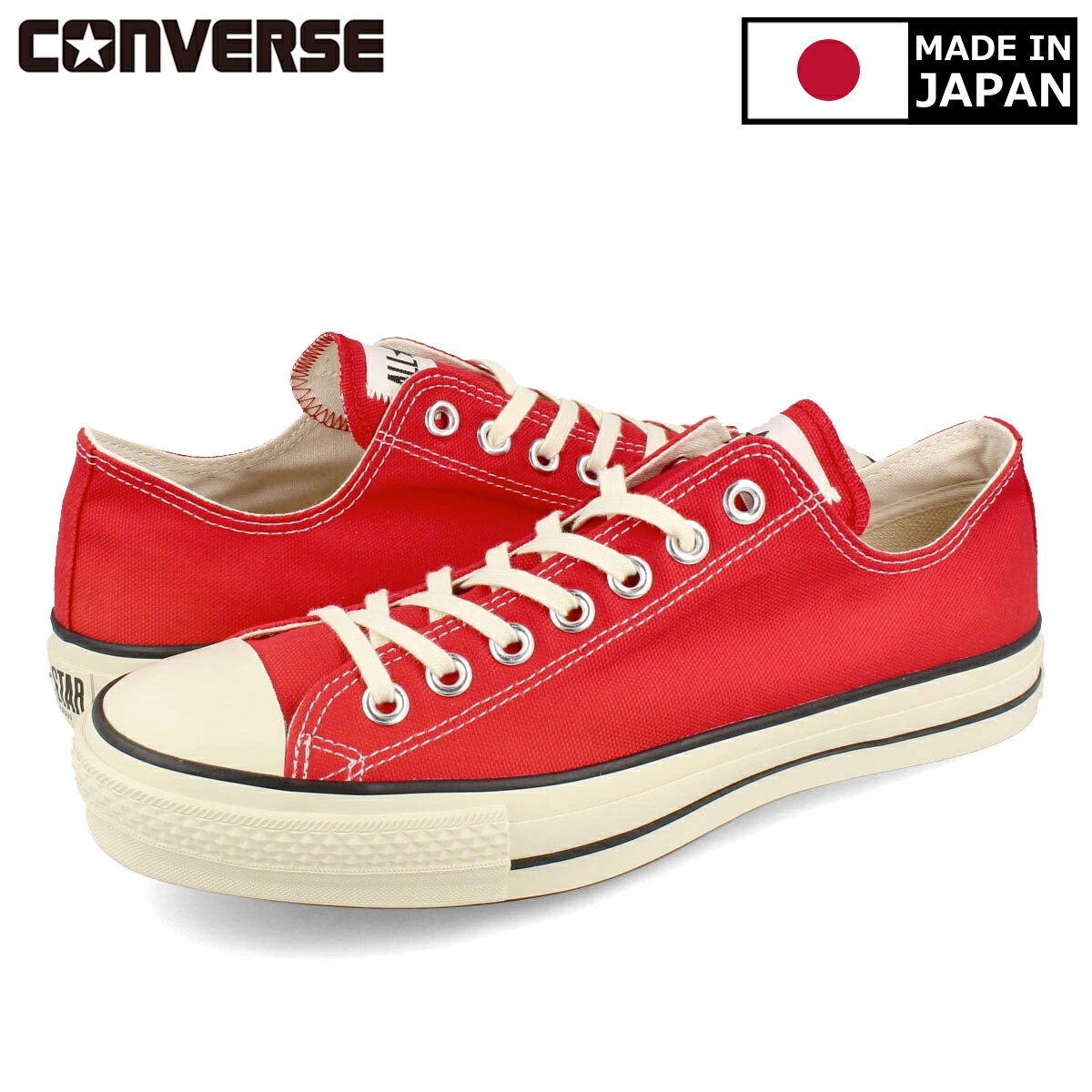 CONVERSE CANVAS ALL STAR J OX RED
