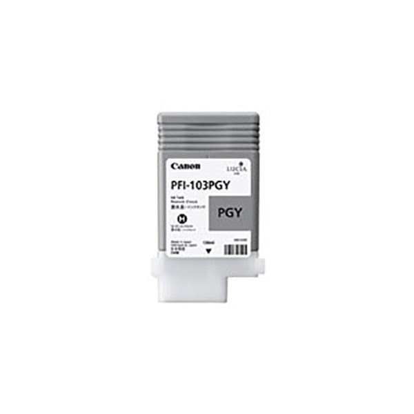 (純正品) Canon キャノン インクカートリッジ/トナーカートリッジ (2214B001 PFI-103 PGY フォトグレー)